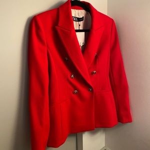 Zara Red Womens Blazer - NWT